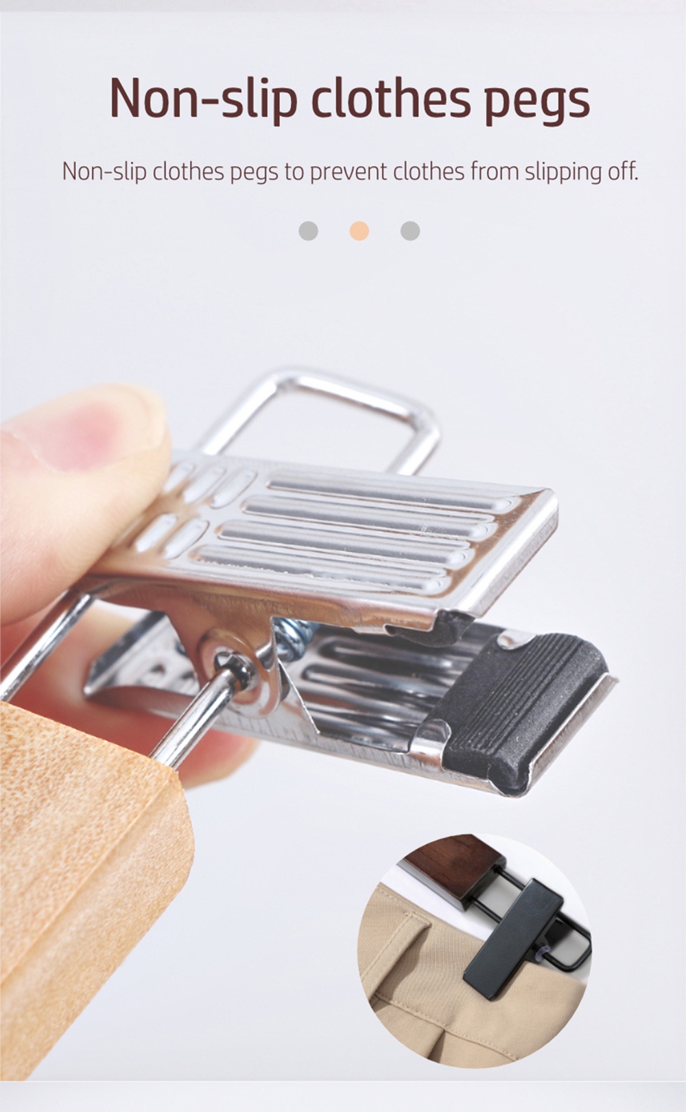 Premium Wooden Trousers Hanger-6